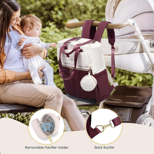 Pañalera Tipo Morral Monedero y Tapete Cambiador Lovevook