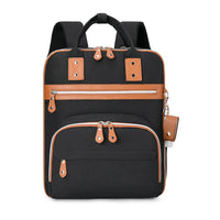 Pañalera Tipo Morral Multifuncional Negra