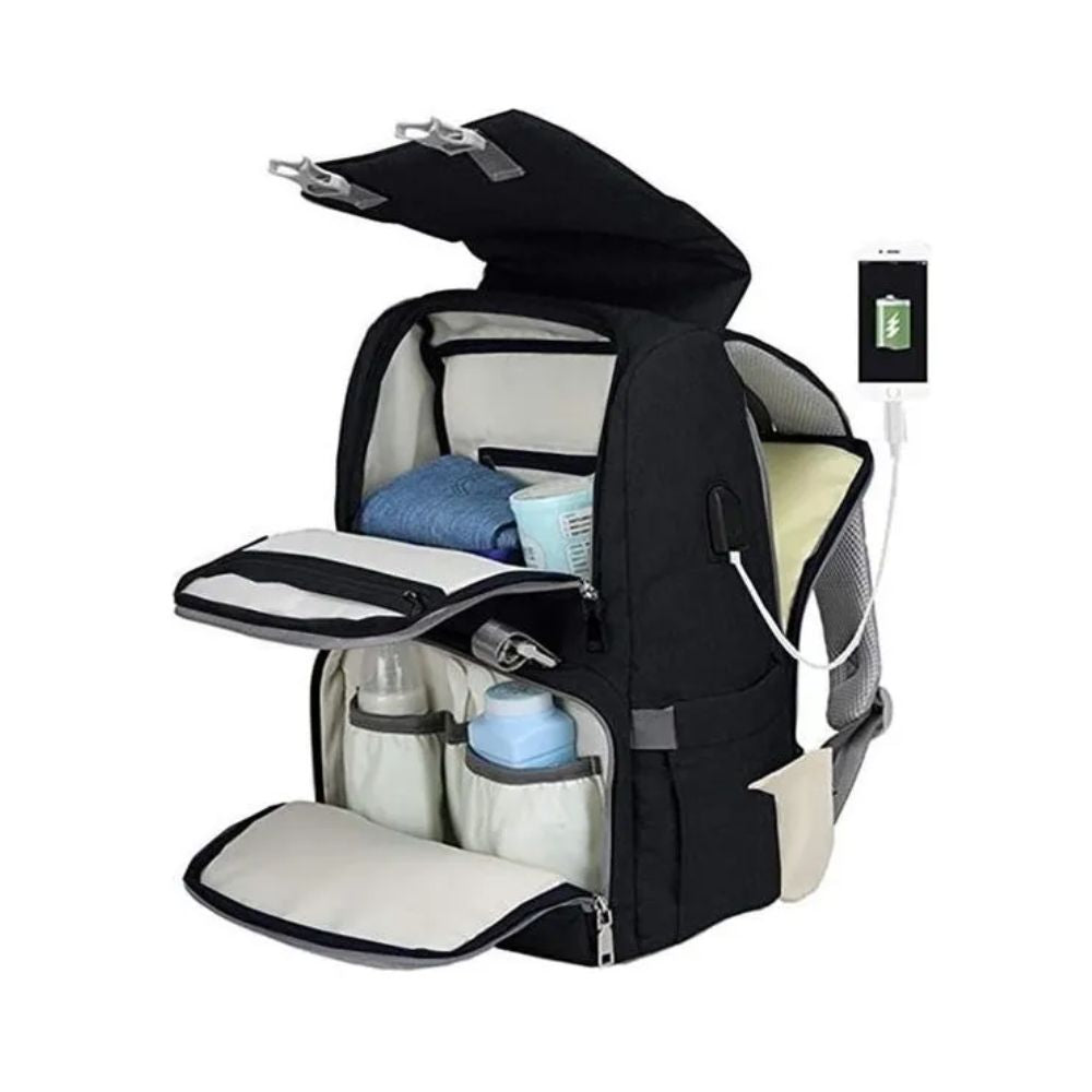 Pañalera Tipo Morral Multifuncional Para Bebé