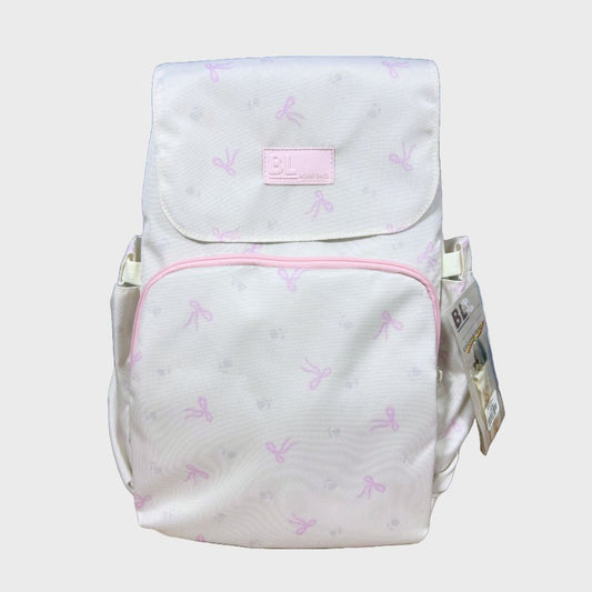 Pañalera Tipo Morral Rosa-Beige BL Mommy Bags