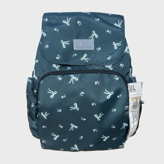 Pañalera Tipo Morral Verde Oscuro BL Mommy Bags