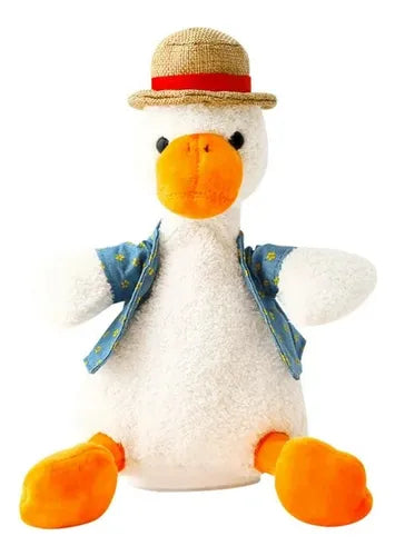 Pato Parlante Peluche Repite Conmigo Musical Bailarín