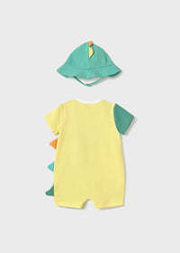 Mameluco Dinosaurio Con Gorro Mayoral 1617 Niño