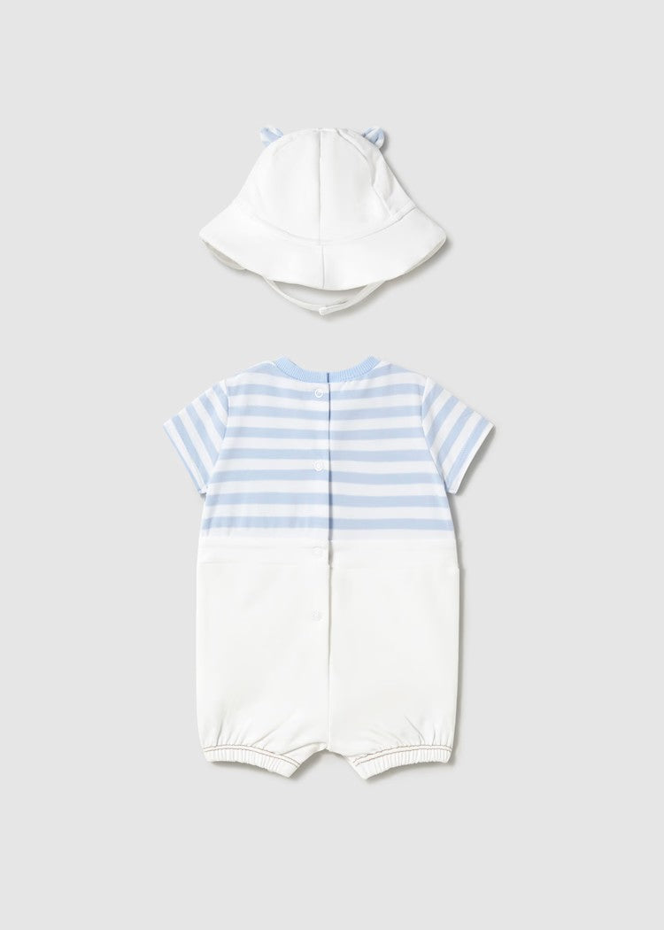 Pelele Osito Overol Con Gorrito Mayoral 1606 Niño
