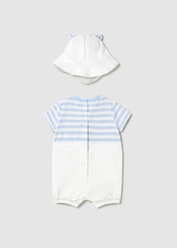 Pelele Osito Overol Con Gorrito Mayoral 1606 Niño