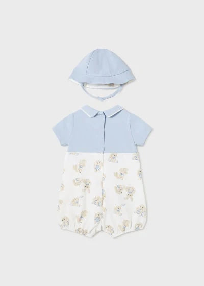 Pelele Conejitos Overol Con Gorrito Mayoral 1616 Niño