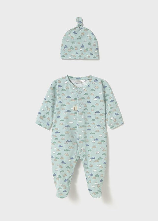 Pijama Enterizo + Gorro Carritos Mayoral 1757 Niño