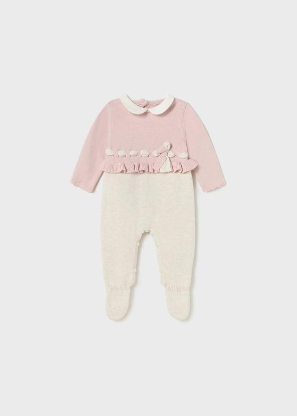 Pijama Tejida Recién Nacida Mayoral 2661 Niña