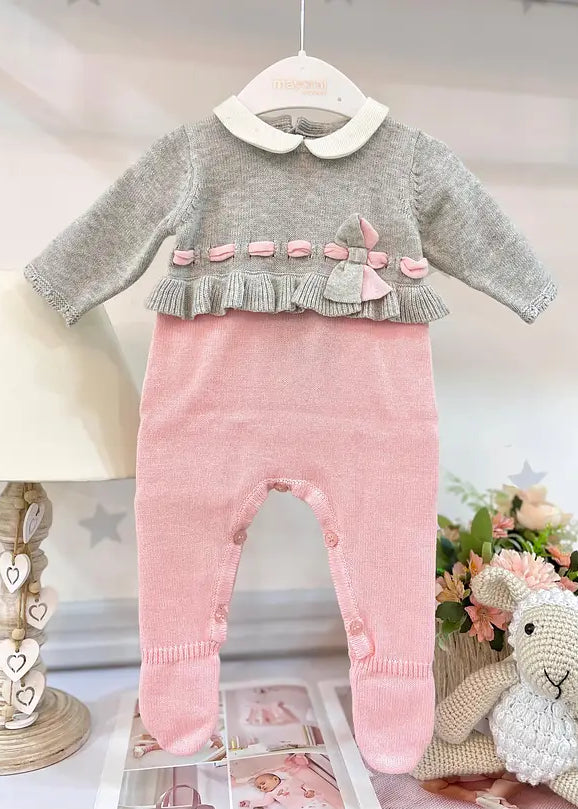 Pijama Tejida Recién Nacida Mayoral 2661 Niña