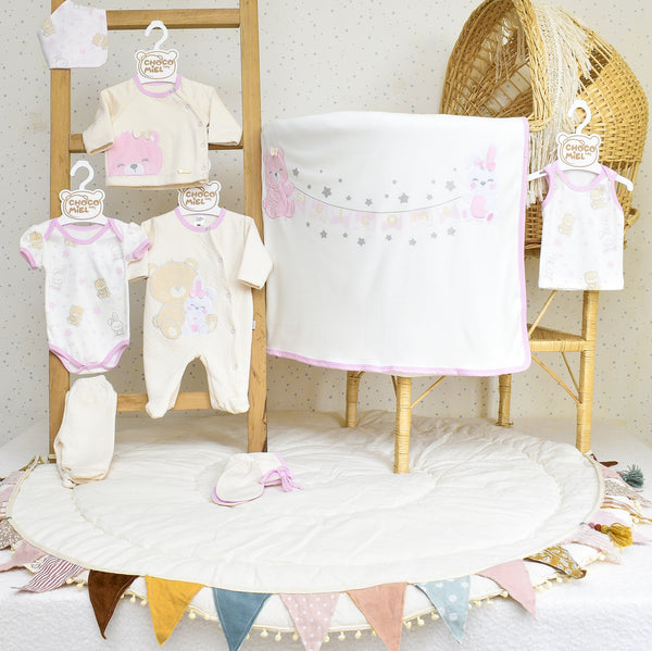 Primer Día Osa Conejita Welcome Niña 907