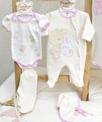 Primer Día Osa Conejita Welcome Niña 907