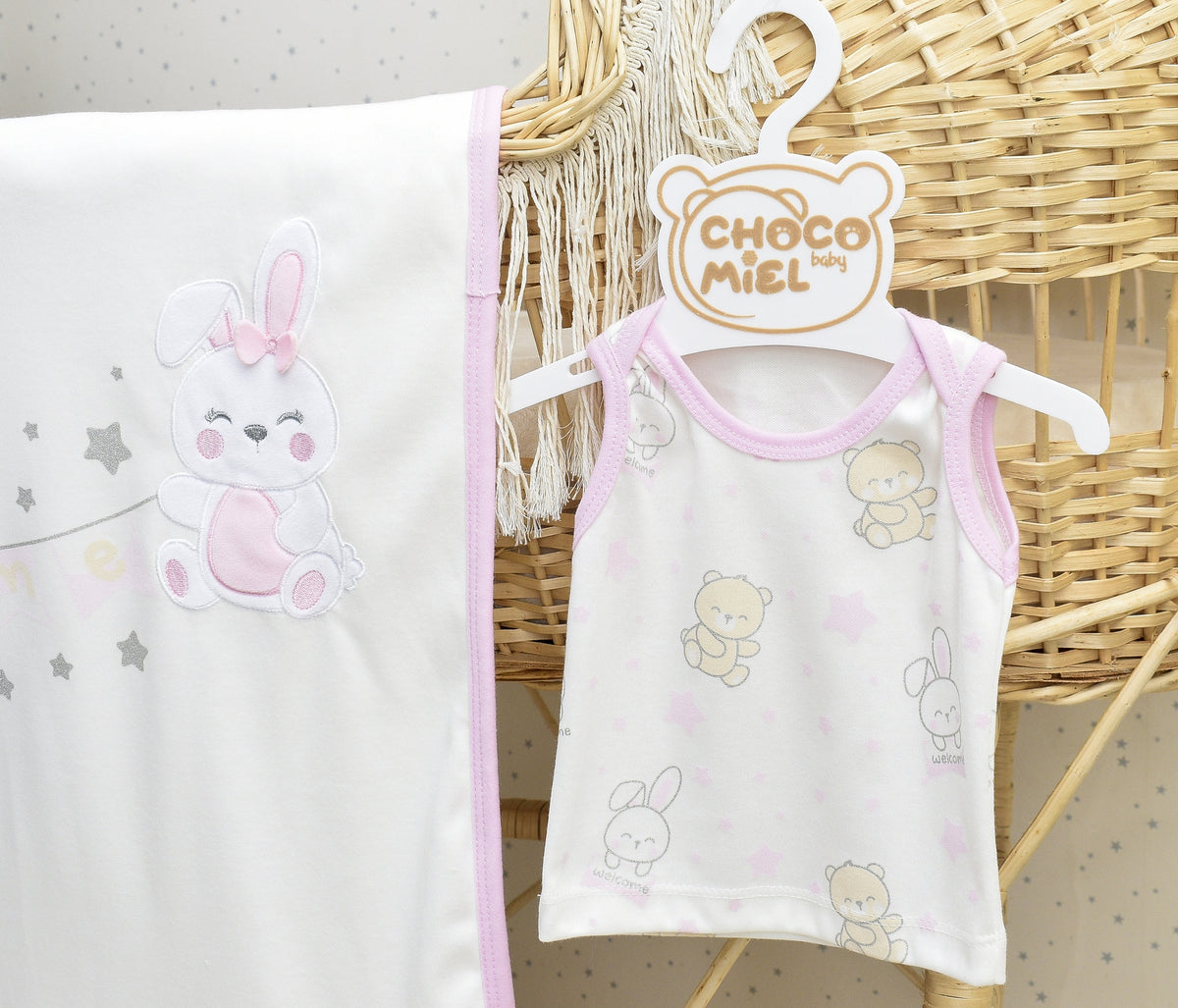 Primer Día Osa Conejita Welcome Niña 907