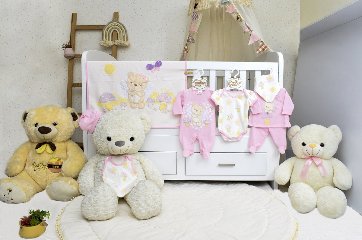 Primer Día Osita Baby Angel Niña 909