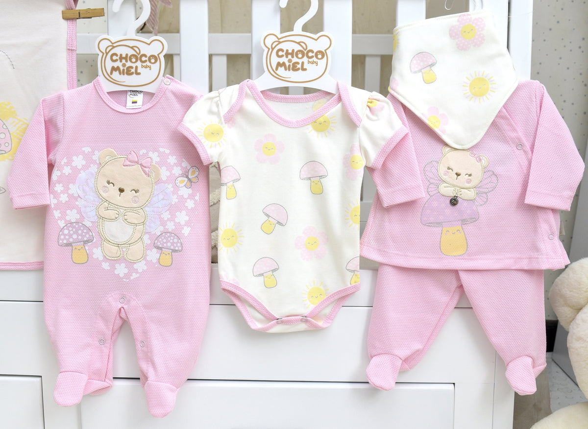 Primer Día Osita Baby Angel Niña 909