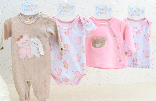 Primer Día Osita y Coneja Niña 849