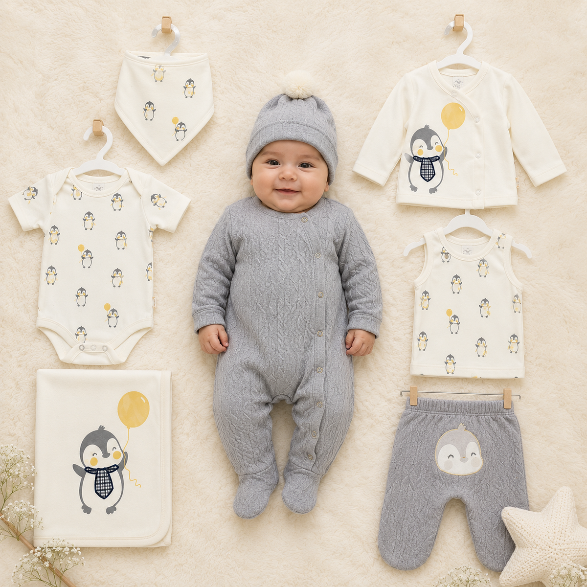 Primer Día Pingüino Alaska Baby Niño 687 Chocomiel