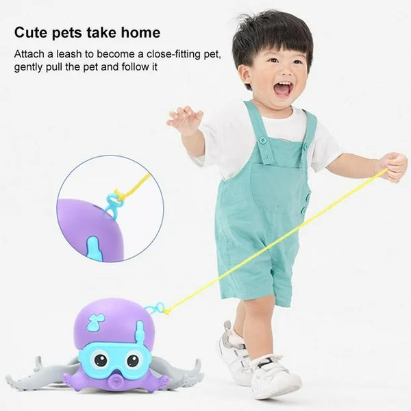 Pulpo Juguete de Cuerda Gateador Baño