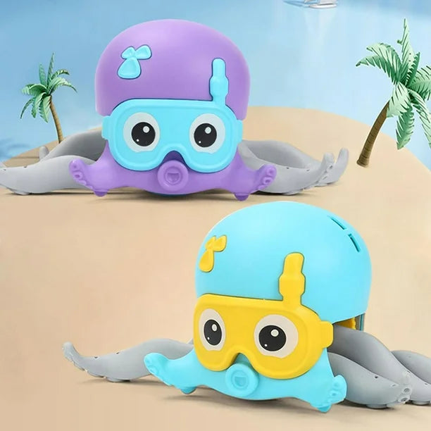 Pulpo Juguete de Cuerda Gateador Baño