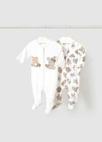 Pijama Ositas Blanco Mayoral