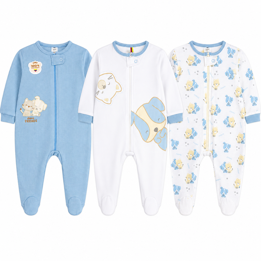 Set Pijamas x3 Mascoticas Chocomiel Baby