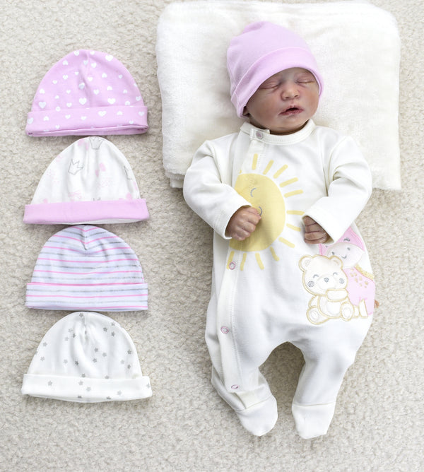 Set x5 Gorros Algodón Chocomiel Baby 507 Niña