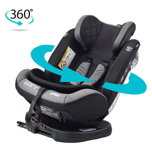 Silla Carro Bebe First Plus 360° Priori Negro