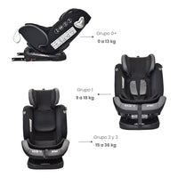 Silla Carro Bebe First Plus 360° Priori Negro