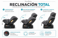Silla de Carro Giratoria 360° Con Isofix MaxiBaby WIN