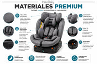 Silla de Carro Giratoria 360° Con Isofix MaxiBaby WIN