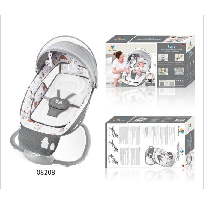 Silla Mecedora 3 en 1 Multi Funciones Eléctrica Musical