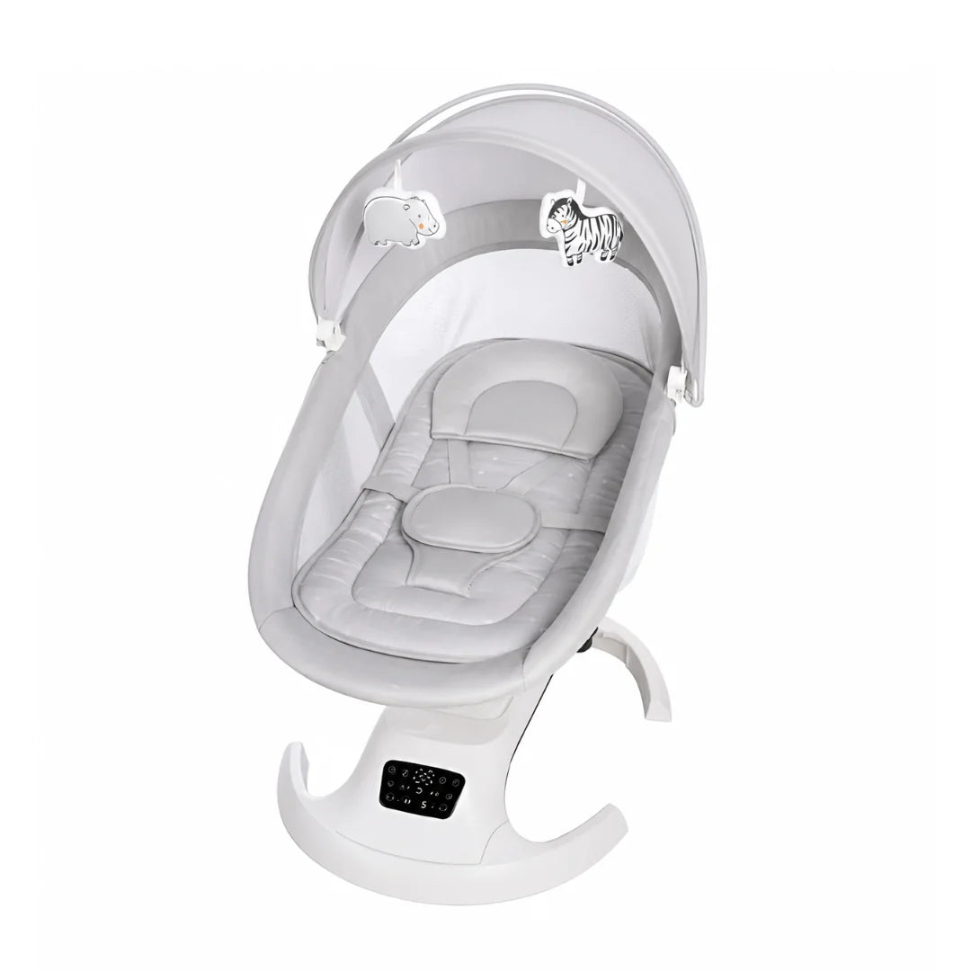 Silla Mecedora Para Bebé Ori Euforia 3D Mastela Gris 360°