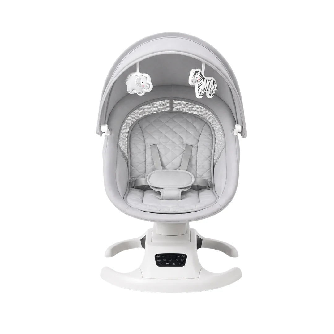 Silla Mecedora Para Bebé Ori Euforia 3D Mastela Gris 360°