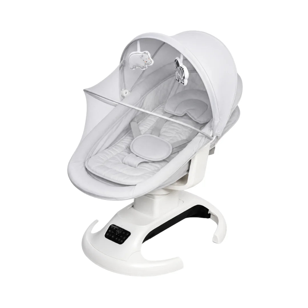 Silla Mecedora Para Bebé Ori Euforia 3D Mastela Gris 360°