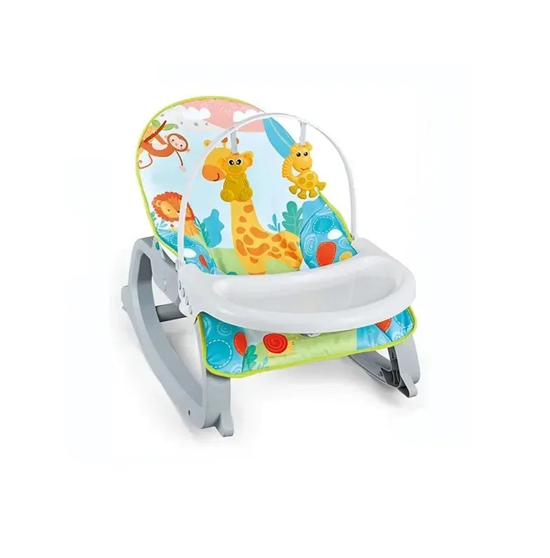 Silla Mecedora Vibradora Crece Conmigo Musical Doble Bandeja