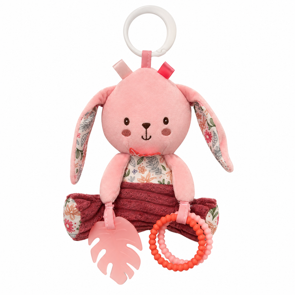 Sonajero Musical Peluche Conejita De Cuerda