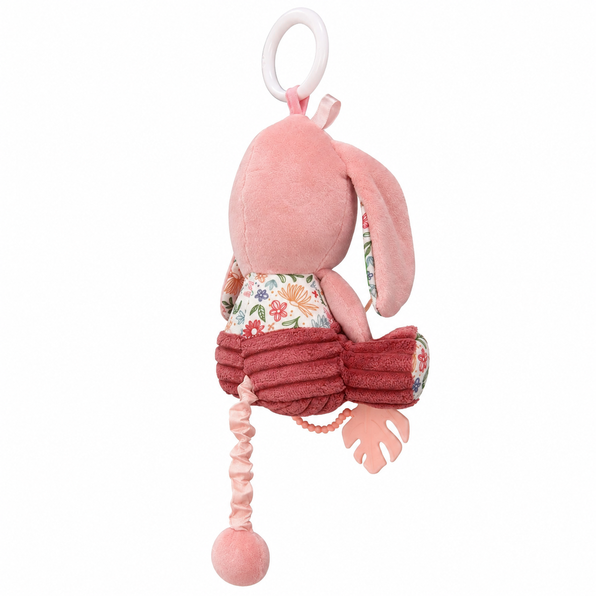 Sonajero Musical Peluche Conejita De Cuerda