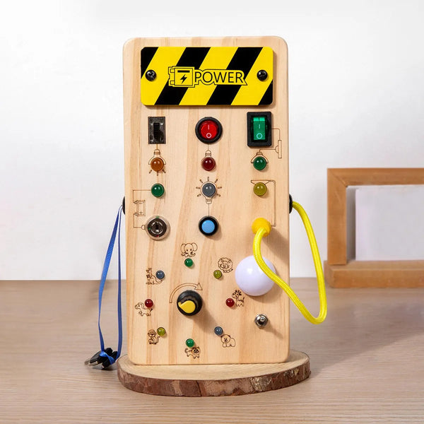 Tablero Sensorial de Aprendizaje Interruptores De Luz Led