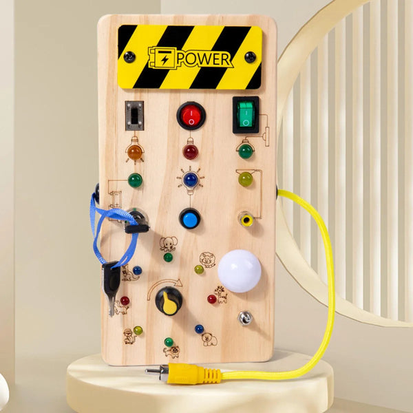 Tablero Sensorial de Aprendizaje Interruptores De Luz Led