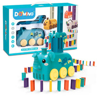 Trencito Elefante Fichas Dominó Con Luz Y Sonido