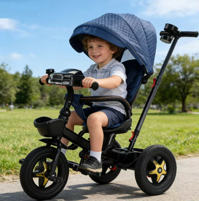 Triciclo Paseador 360 Mimitos Azul