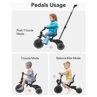 Triciclo Paseador 5 en 1 Maxibaby Naranja