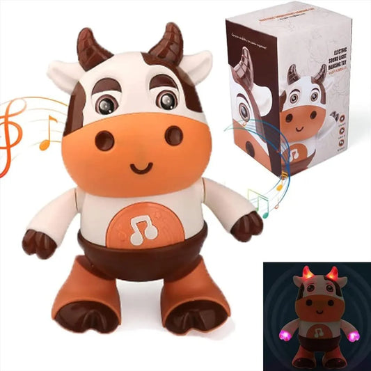 Vaca Bailarina Juguete Musical Con Movimiento Y Luces