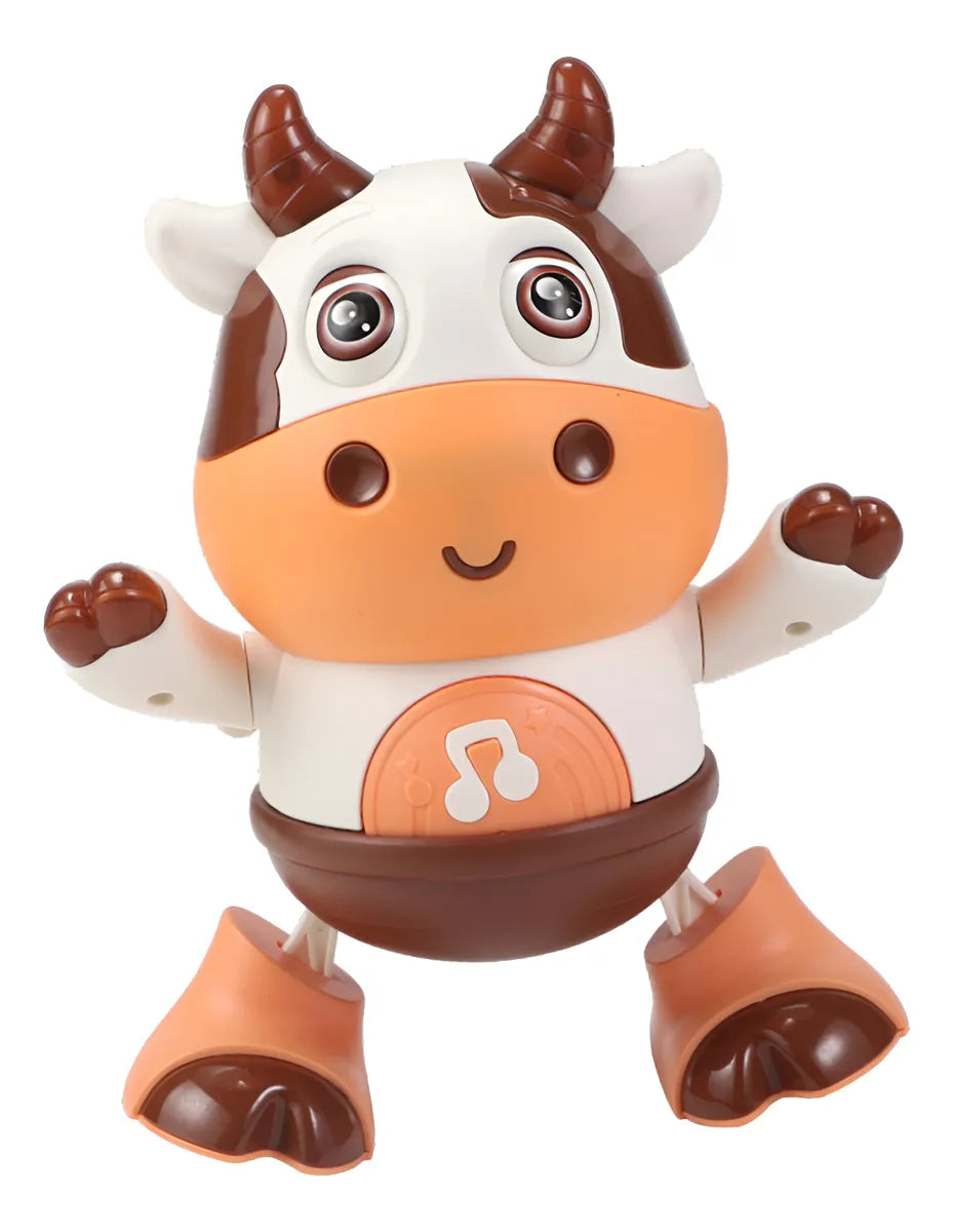 Vaca Bailarina Juguete Musical Con Movimiento Y Luces