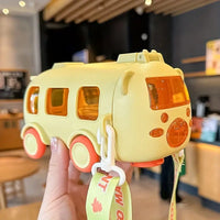 Vaso Entrenador Pitillo En Forma de Bus Juguete