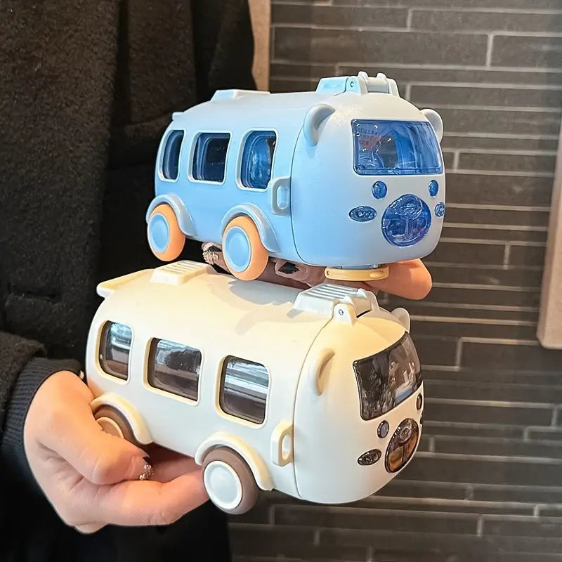 Vaso Entrenador Pitillo En Forma de Bus Juguete