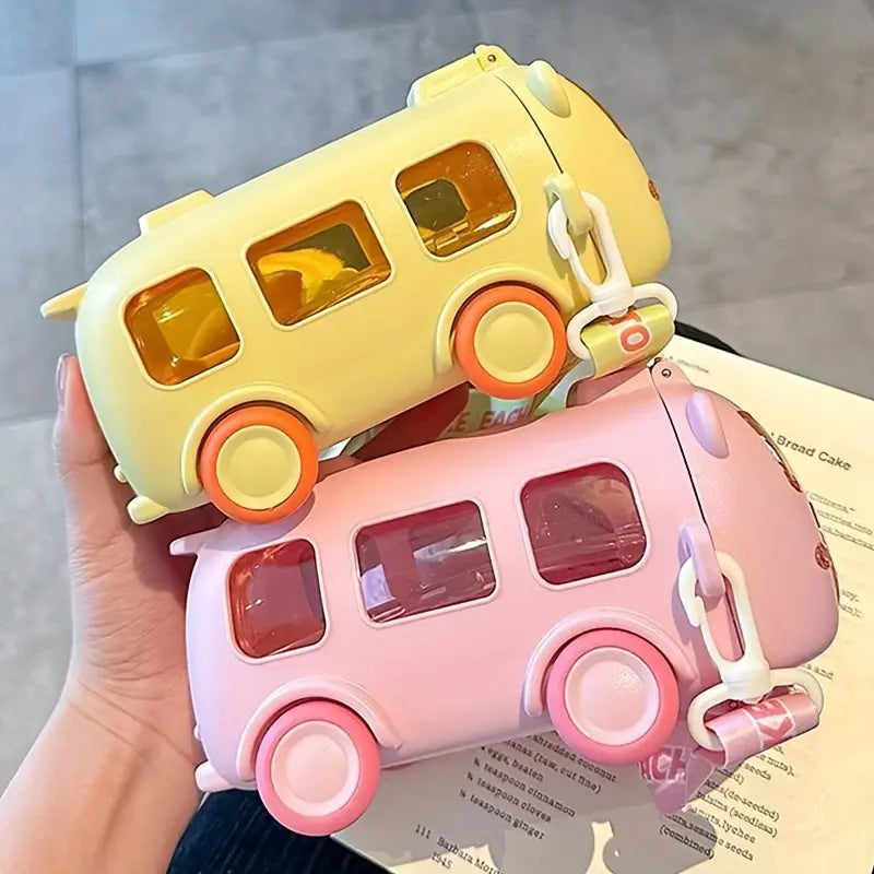 Vaso Entrenador Pitillo En Forma de Bus Juguete