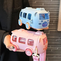 Vaso Entrenador Pitillo En Forma de Bus Juguete