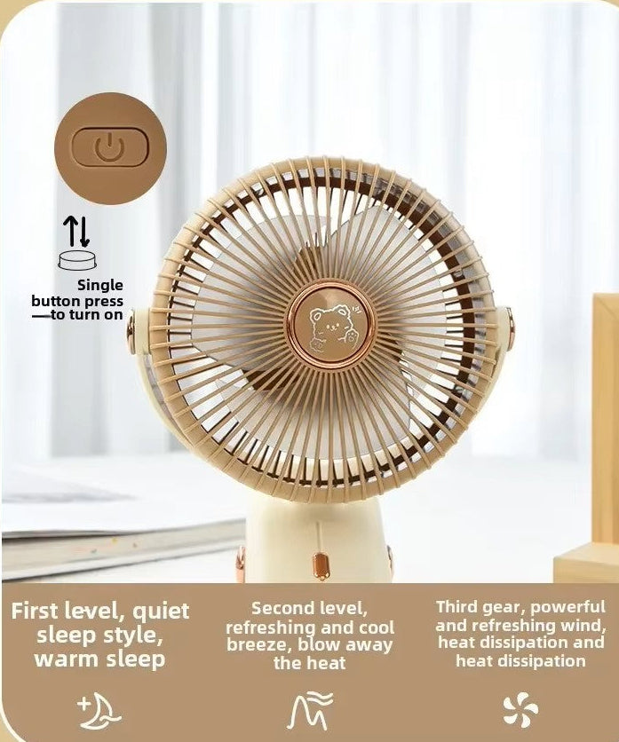 Ventilador Mini Portable Recargable de Viaje