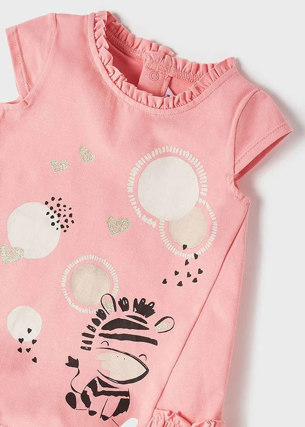 Vestido Cebra Rosado Mayoral 1924 Niña