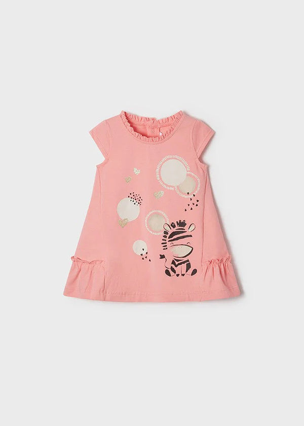 Vestido Cebra Rosado Mayoral 1924 Niña